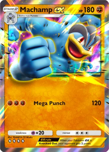 Machamp ex Card