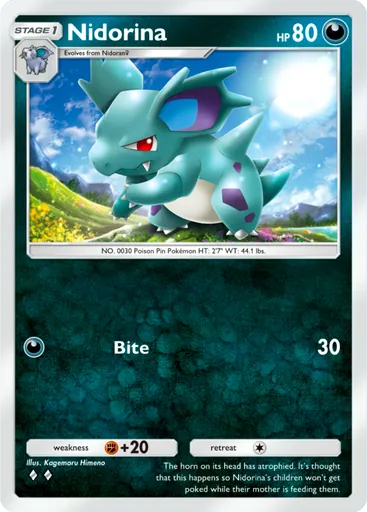 Nidorina Card