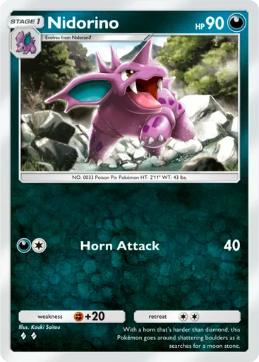 Nidorino Card