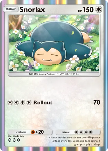 Snorlax Card