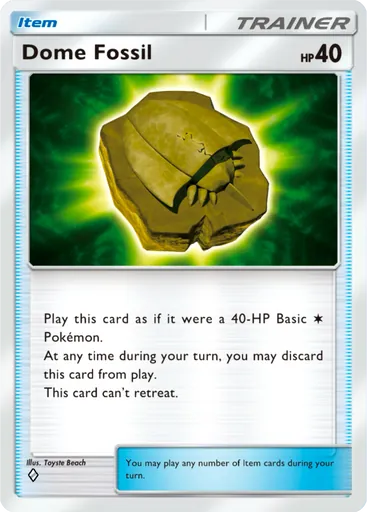 Dome Fossil Card