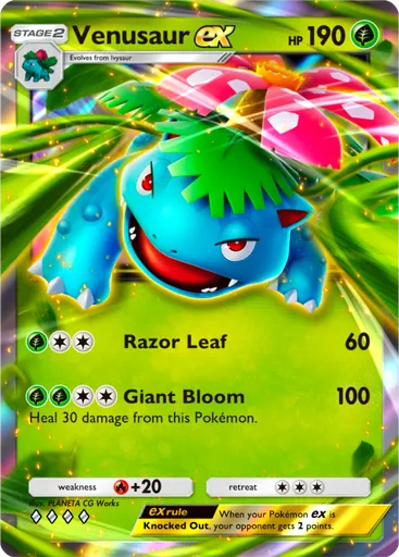 Venusaur ex Card