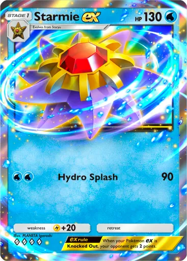 Starmie ex Card