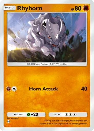 Rhyhorn Card