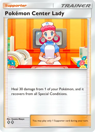 Pokémon Center Lady Card