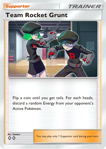 Team Rocket Grunt Card