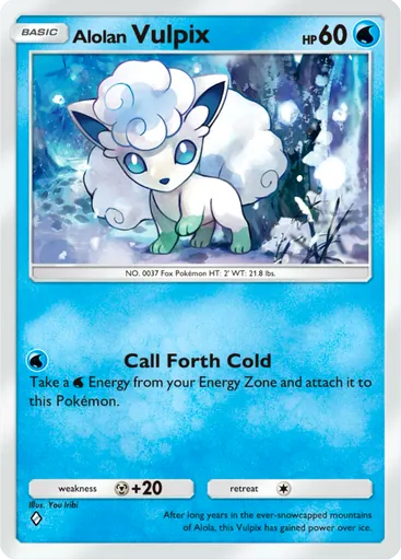 Alolan Vulpix Card