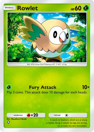 Rowlet Card
