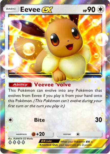 Eevee ex Card