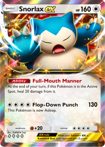 Snorlax ex Card