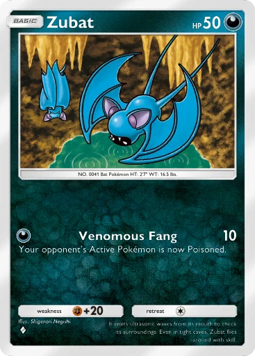 Zubat Card