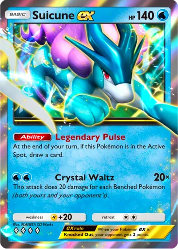 Suicune ex Card