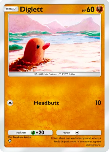 Diglett Card