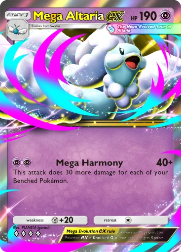 Mega Altaria ex Card