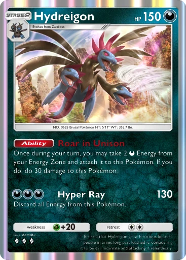 Hydreigon Card