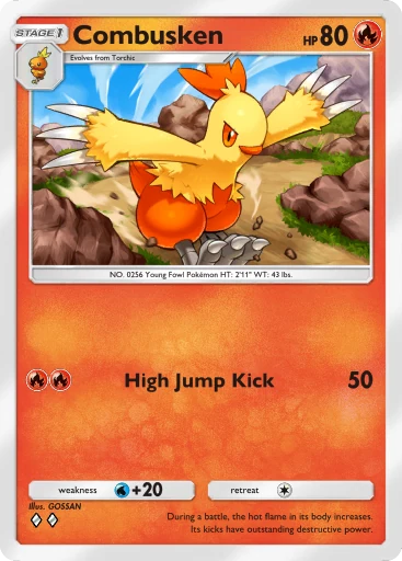 Combusken Card