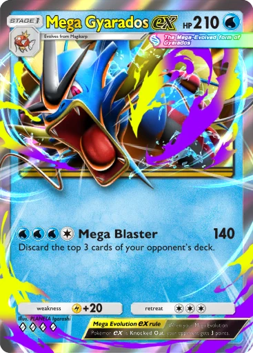 Mega Gyarados ex Card
