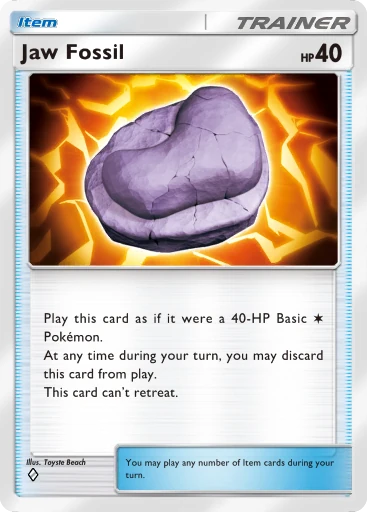 Jaw Fossil Card