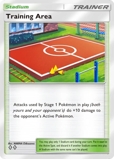 Training Area Card