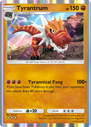 Tyrantrum Card