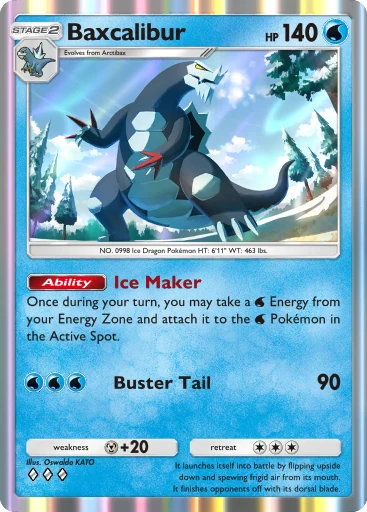 Baxcalibur Card