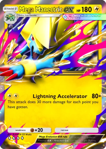 Mega Manectric ex Card